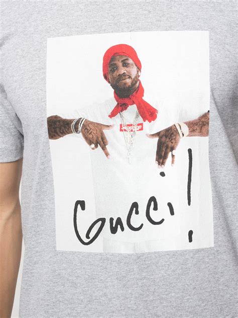 gucci mane supreme tee replica|supreme Gucci Mane t shirts.